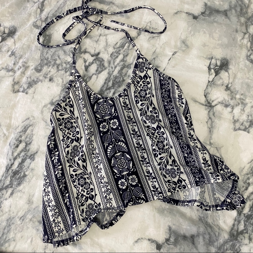 Halter Tie Crop Top